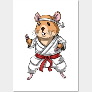 Hamster Karate Posters and Art